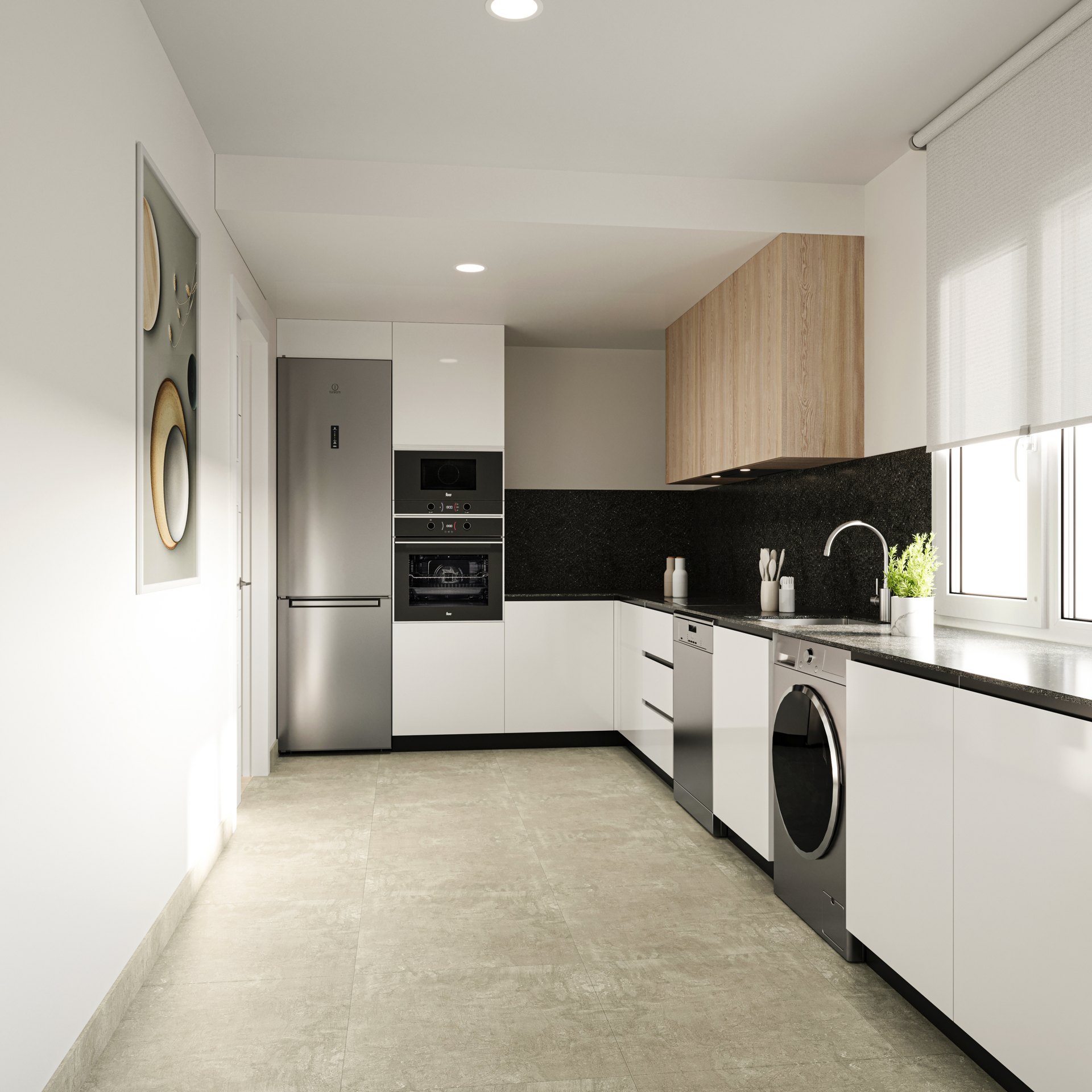 Cocina · acabado arena